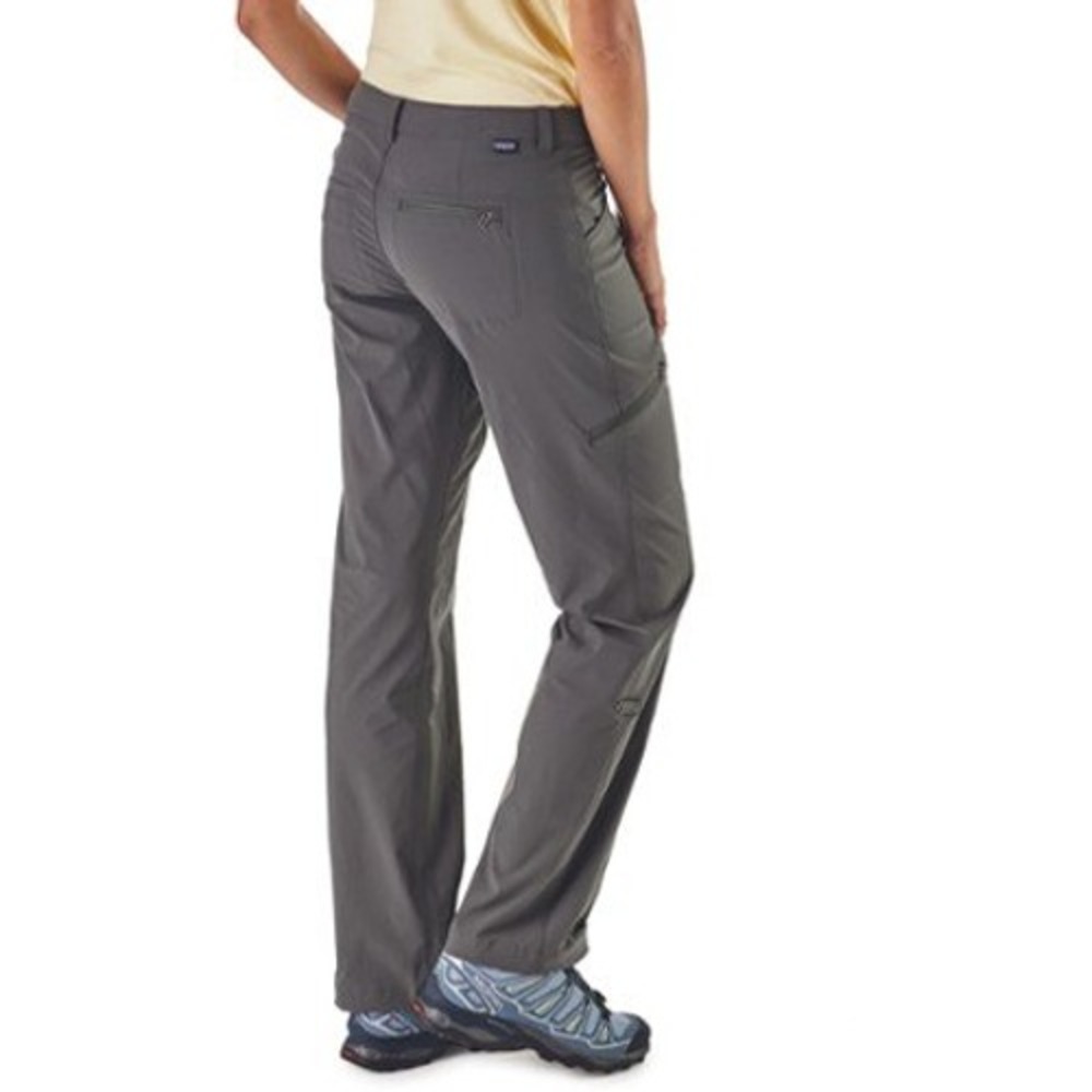 Patagonia Rock Guide Pants Women's 10 Gray Hiking Stretch Nylon Straight Leg - Picture 2 of 11
